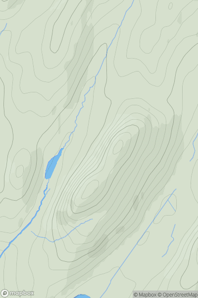 Thumbnail image for Torr Mor [Knapdale and Kintyre] [NR746882] showing contour plot for surrounding peak